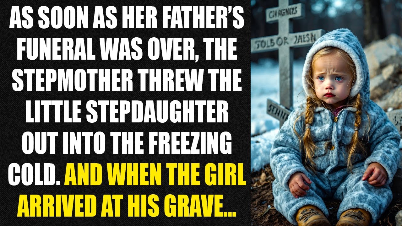 As soon as her father’s funeral was over, the stepmother threw the little stepdaughter out...