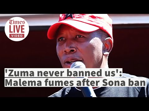Zuma never banned us from parliament EFF's Julius Malema on Sona 2024 ban Sona2024
