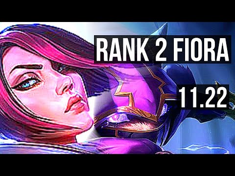 FIORA vs KENNEN (TOP) | Rank 2 Fiora, 14/1/4, Legendary, Rank 14 | KR Challenger | 11.22