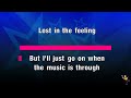 Lost In The Feeling - Mark Chesnutt (KARAOKE)