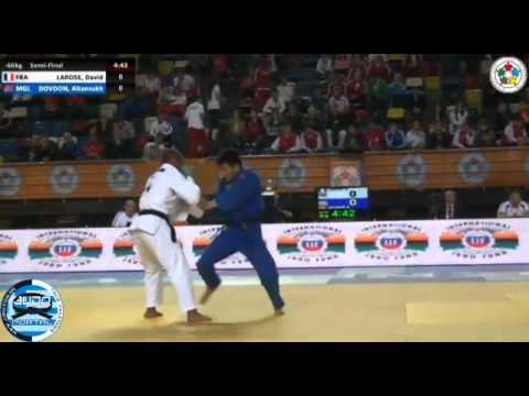 Judo Grand Prix Samsun 2014 Semifinal -66kg LAROSE David (FRA) - DOVDON Altansukh (MGL)