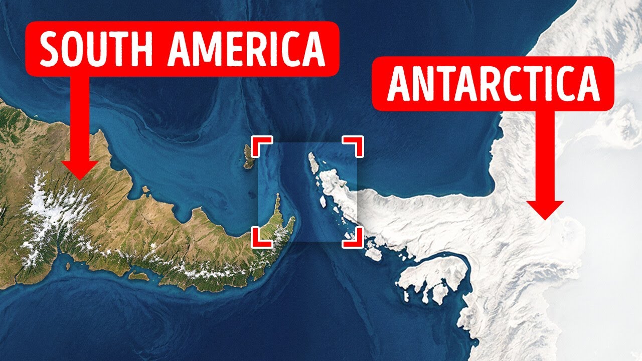 Why Antarctica and South America Look The Same, But Upside Down