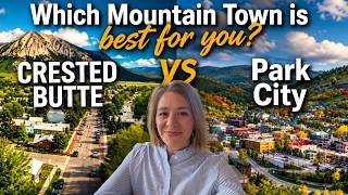Crested Butte vs Park City, Utah | Living in Crested Butte Colorado