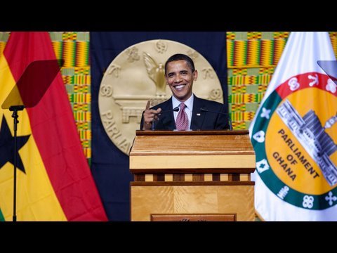 , title : 'President Obama Speaks in Ghana'