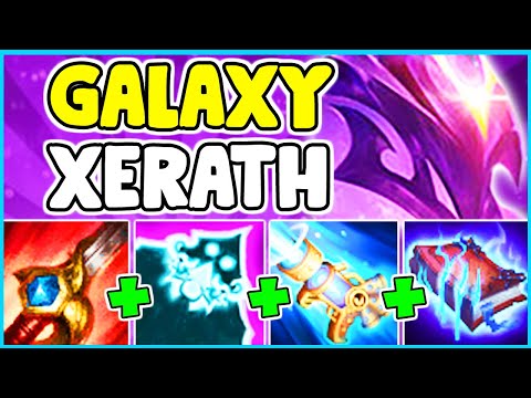 *NEW SKIN* DARK STAR XERATH SPOTLIGHT FULL AP PERMA SLOW BUILD JUNGLE League Of Legends S10