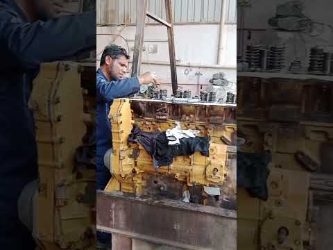 Repairing Catt Engine 3406#caterpillar #mechanicalengineering