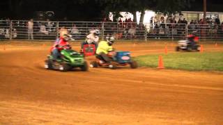 preview picture of video 'Lawnmower Races at the Patton Saddle Club in Patton Missouri'