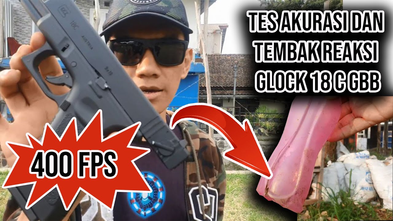 Tes Akurasi Dan FPS Glock 18 c gbb grenngas