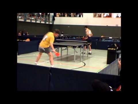 Marc Schinkel - Jobst Lückel (Tischtennis 2007 LEM Brandenburg 1/2-Finale)