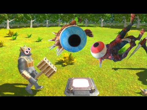 GHOR'S FUNNY HAMMER AGAINST KOZAROG + HELLHOUND + CARNOTAURUS BIG EYES - ARBS