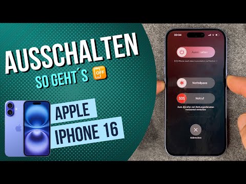 iPhone 16 Ausschalten