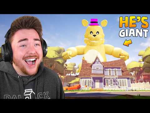 FAST FREDBEAR but everytime he catches me he gets BIGGER AND FASTER…