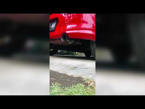 Pasang knalpot SNA exhaust system H1 long VALEN di nissan march non resonator