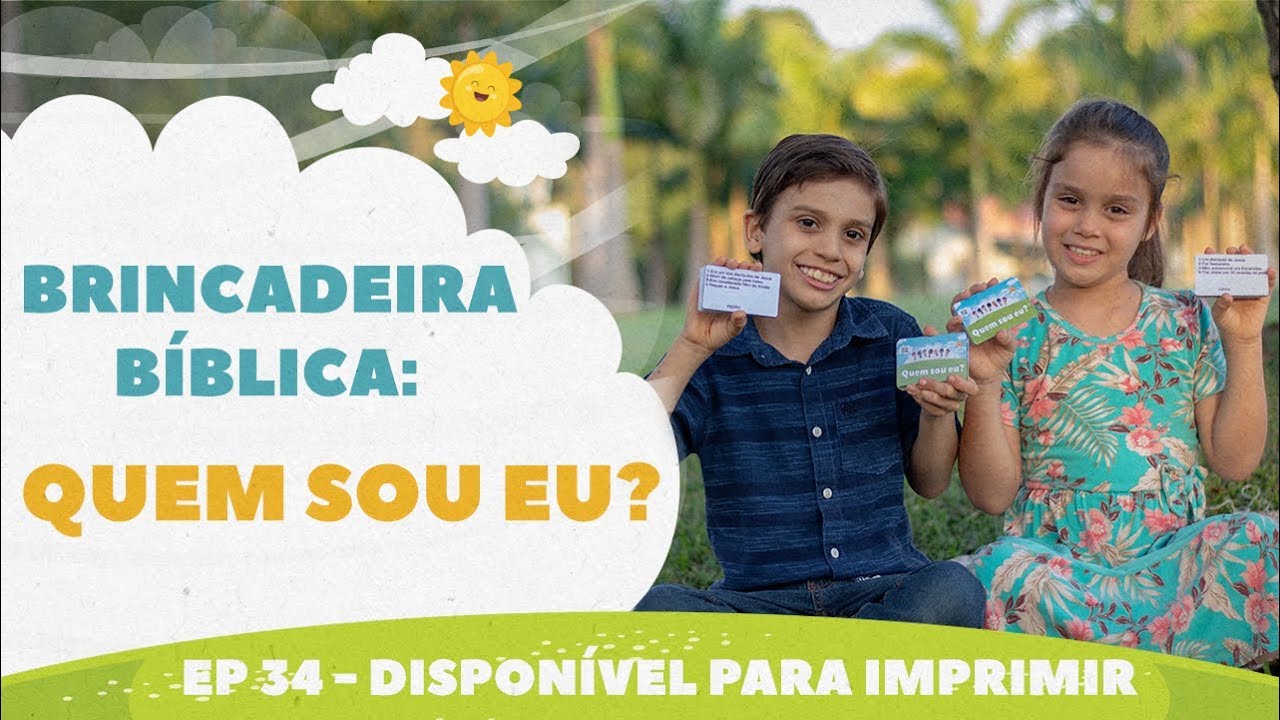 JOGO BÍBLICO: Quem sou Eu 🖨️Disponível para imprimir