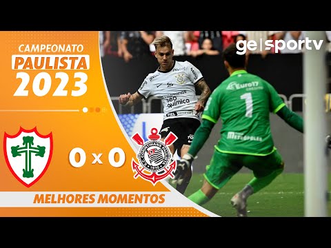 Gols e lances de Portuguesa x Corinthians
