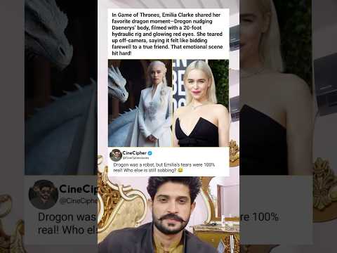 Emilia Clarke’s Secret Tears on the Set of GOT 😭💔 #gameofthrones