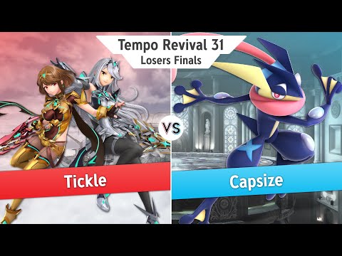 Tempo Revival 31 - Tickle (Pyra Mythra) Vs. Capsize (Greninja) - Losers Finals - Smash Ultimate
