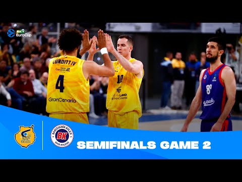 NEVER GIVE UP! | Gran Canaria - Bahcesehir | SF Game 2  2024-25 BKT EuroCup HIGHLIGHTS