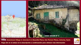 preview picture of video 'Villa se Vende en Abandoned Village In Asturias In A Beautiful Place, San Roman Pilona, Asturias'