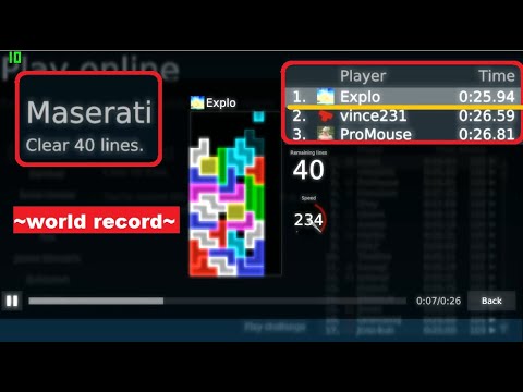 [Cultris 2 WR] Maserati 25.94 seconds (by Explo 🇮🇪)