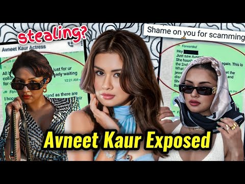 AVNEET KAUR CAUGHT LYING & STEALING FROM A BRAND | HER OBSESSION WITH LUXURY BRANDS IS WEIRD