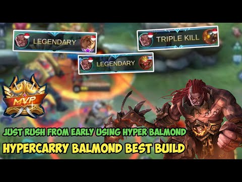 Just Rush From Early Using Balmond as Hypercarry - Mobile Legends