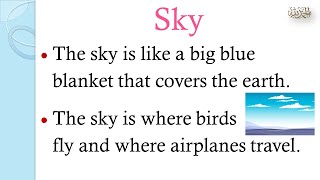 Essay on Sky | 10 Lines on Sky#easytolearnandwrite #sky #essay #stars #english #clouds #bluesky #yt