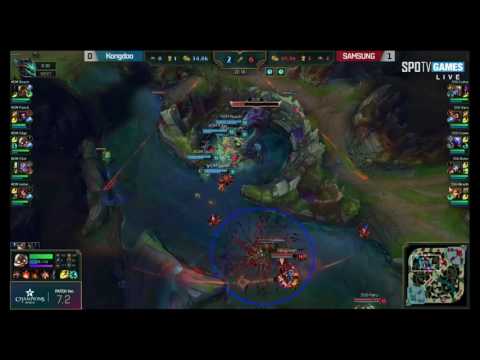 SSG vs KDM Highlights Game 2 LCK Spring 2017 W4D1 Samsung vs Kongdoo Monster