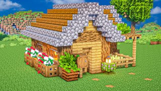 Minecraft: How To Build a Small Wooden House / Tutorial