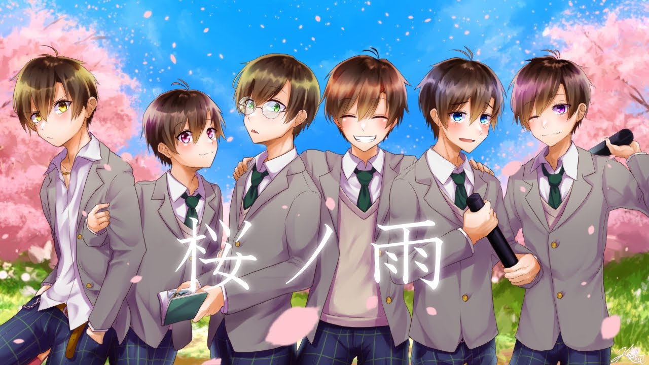 【おそ松さん】桜ノ雨で映画のむつごを描いてみた【自分絵】