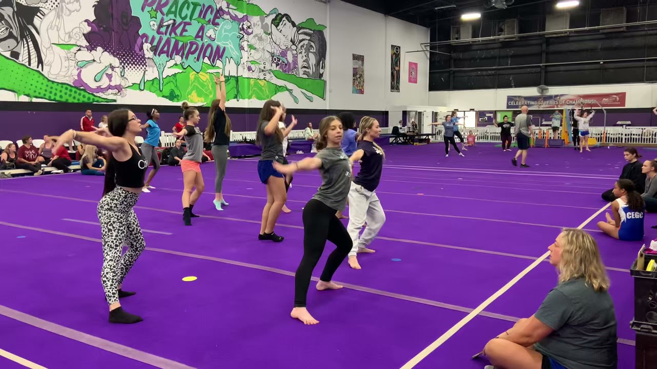 Level 4 Floor Routine (Coach Victoria and Coach Kaylyn at the TN Compulsory Clinic)