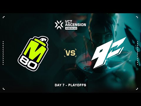 M80 vs 9z Team - VCT Ascension Americas - Day 7 Map 2