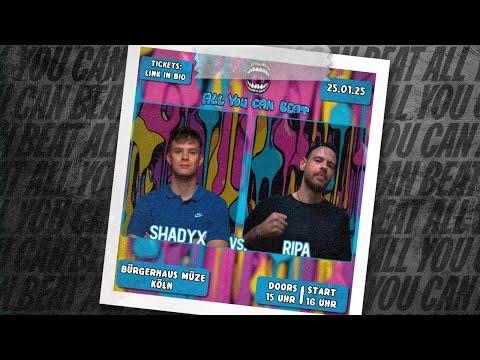 Ripa 🆚️ Shadyx | Acapella Battle | All-You-Can-Beat!