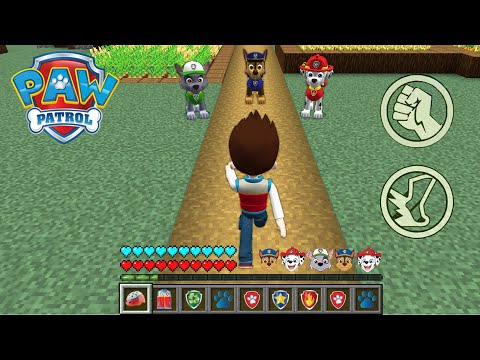 HOW TO PLAY AS PAW PATROL RYDER IN MINECRAFT!
