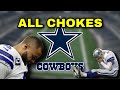 All Dallas Cowboys Playoff Chokes