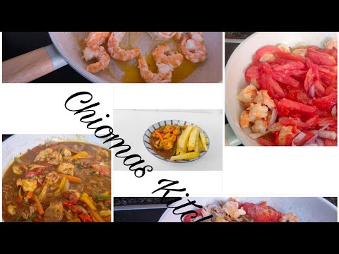 How To Make Mushrooms Shrimp Vegetable Stir Fry Recipe/Mushrooms Recipe/Chiomas Kitchen 