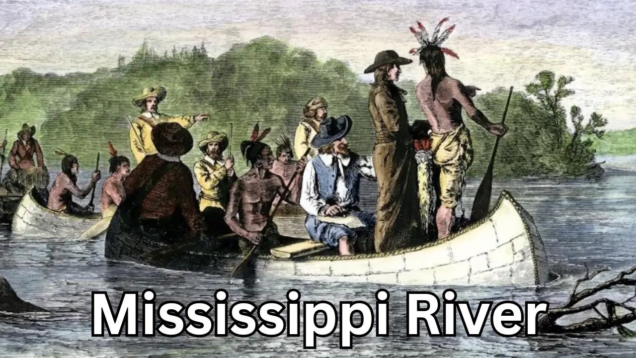 Louis Jolliet & Father Marquette explore upper Mississippi River in 1673