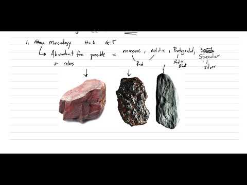 Mineralogy: Lecture 37, Metal ore Oxides