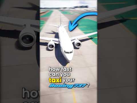 Boeing 737 Taxi Speed Limits