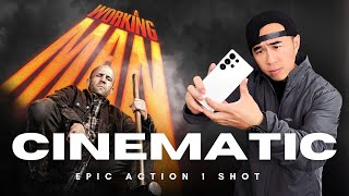 I filmed a Jason Statham Action 1 Shot with a phone! S25 Ultra (A Working Man)