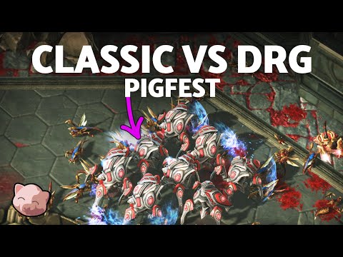 DRG vs Classic's Fantastic Blink Timing | PiGFest Group D Losers Match (Bo3 ZvP) - StarCraft 2