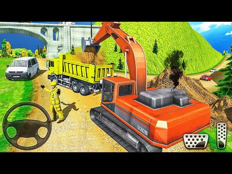Offroad Heavy Excavator Driving - Road Construction Simulator 2020 - Android Gameplay