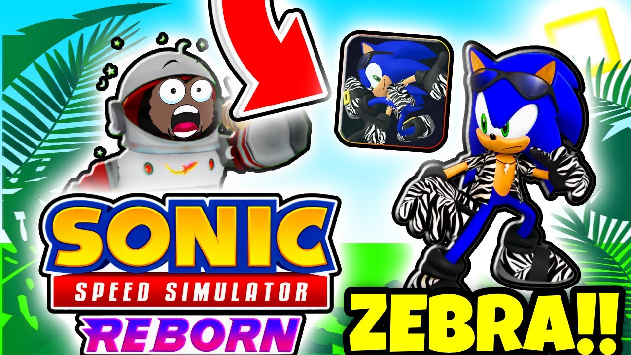 Sonic Speed Simulator: I Unlocked Zebra Sonic