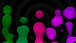 Nachtlicht Lavalampen Hintergrund Video