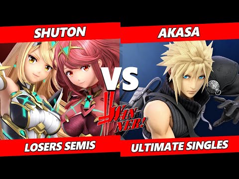 WINNER! Next Gen Losers Semis - Shuton (Pyra Mythra) Vs. Akasa (Cloud) SSBU Ultimate Tournament