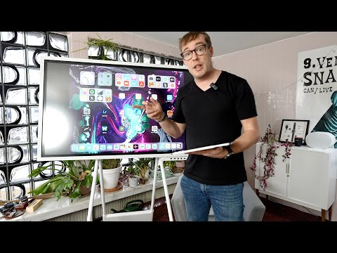 Mega-iPad? Klappts mit iPad und Surface auf dem Touchscreen-Monitor Samsung Flip?