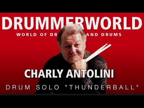 Charly Antolini: Thunderball 1 - The BIG DRUM SOLO starts at 4:00