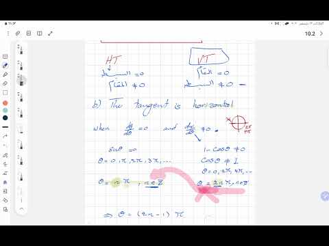 10.2 Calculus with Parametric Curve -CH10-  MATH 203 - Part2