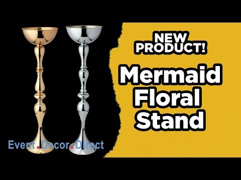 Floral Arrangement Centerpiece Option | Mermaid Floral Stand | Event Decor Direct