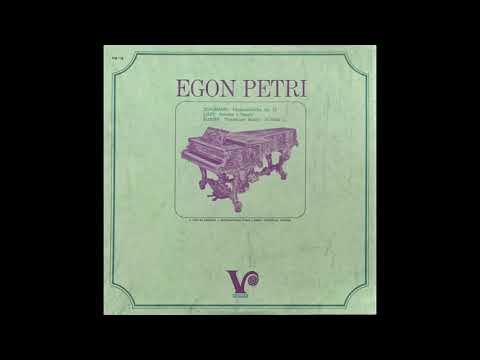 Egon Petri plays Schumann Fantasiestücke Op. 12 Live (1959) New Transfer